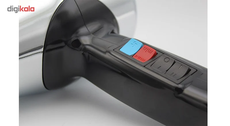 سشوار حرفه ای گوسونیک مدل GHD-229، موتور AC با توان مصرفی 1800 وات، دارای قابلیت باد سرد، فناوری تولید یون، وزن 892 گرم، تنظیم حرارت 3 حالته و کنترل سرعت 2 حالته، به همراه 1 عدد سری متمرکزکننده - Image 6