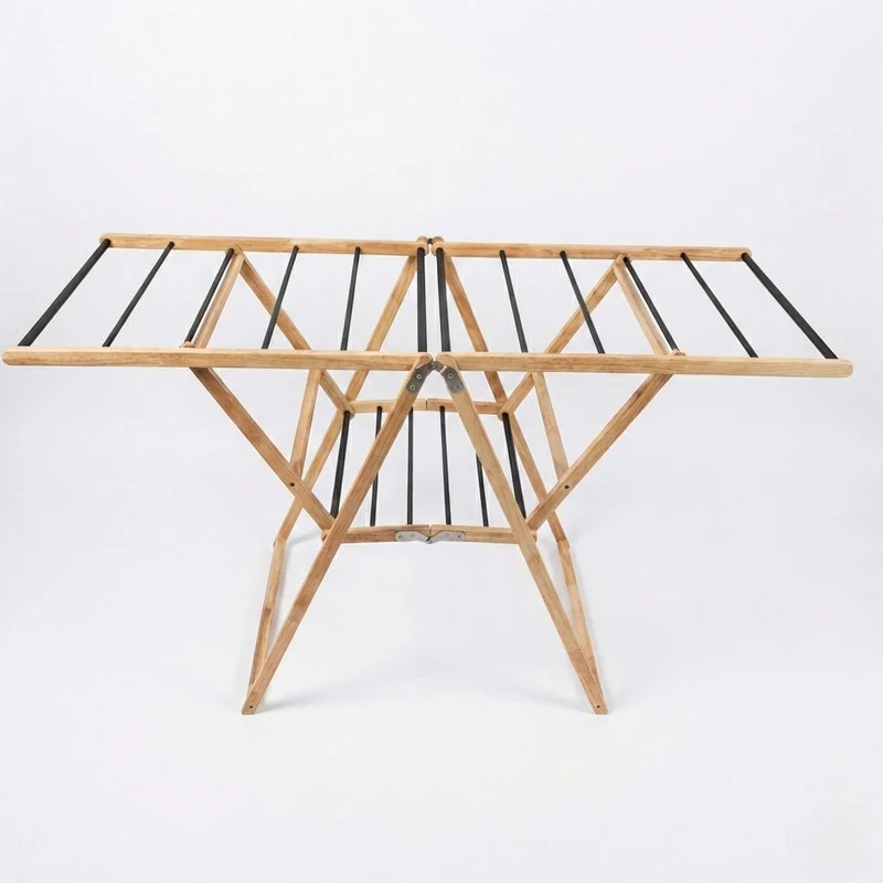 بند رخت ایستاده مدل چوبی - Image 3