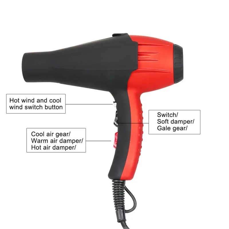 سشوار خانگی 2200 وات مدل Turbo Power - Image 4