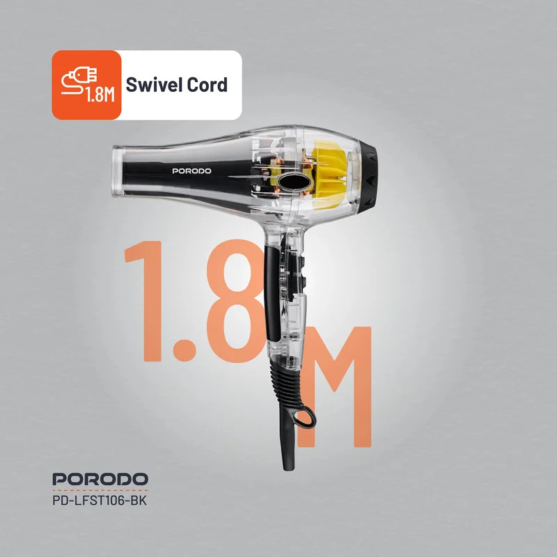 سشوار نیمه حرف ای 2000 وات پرودو مدل LFST106 - Image 4