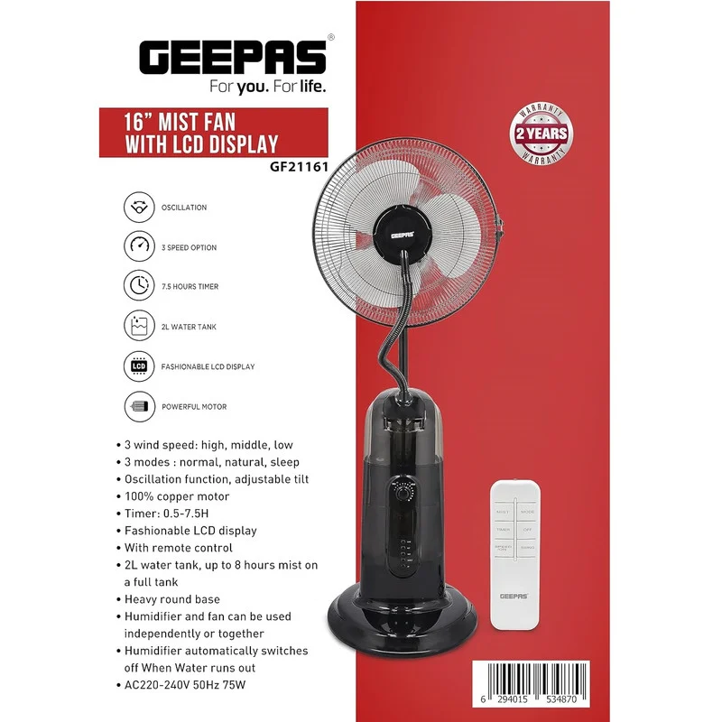 پنکه مه پاش جی پاس مدل GF21161 - Image 2
