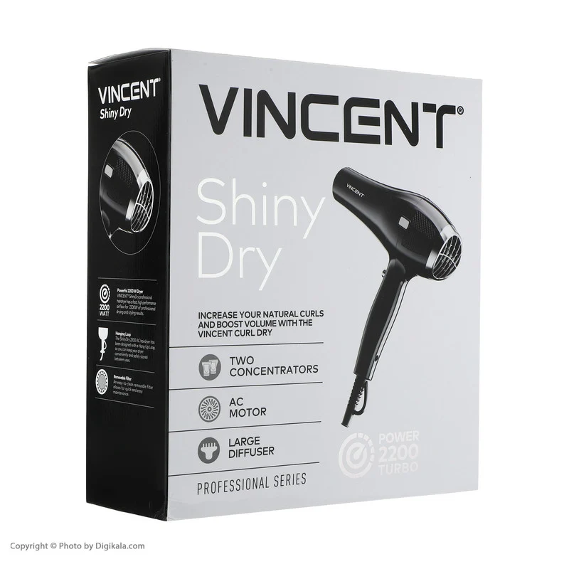 سشوار وینسنت مدل Shiny Dry - Image 12