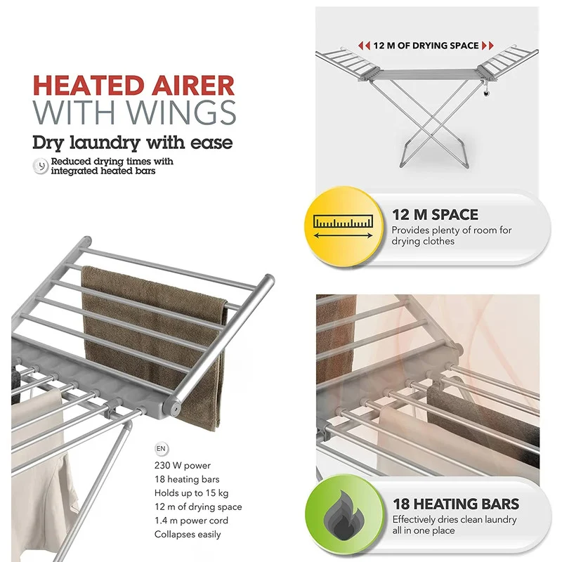 بند رخت مدل خشک کن برقی - Image 10