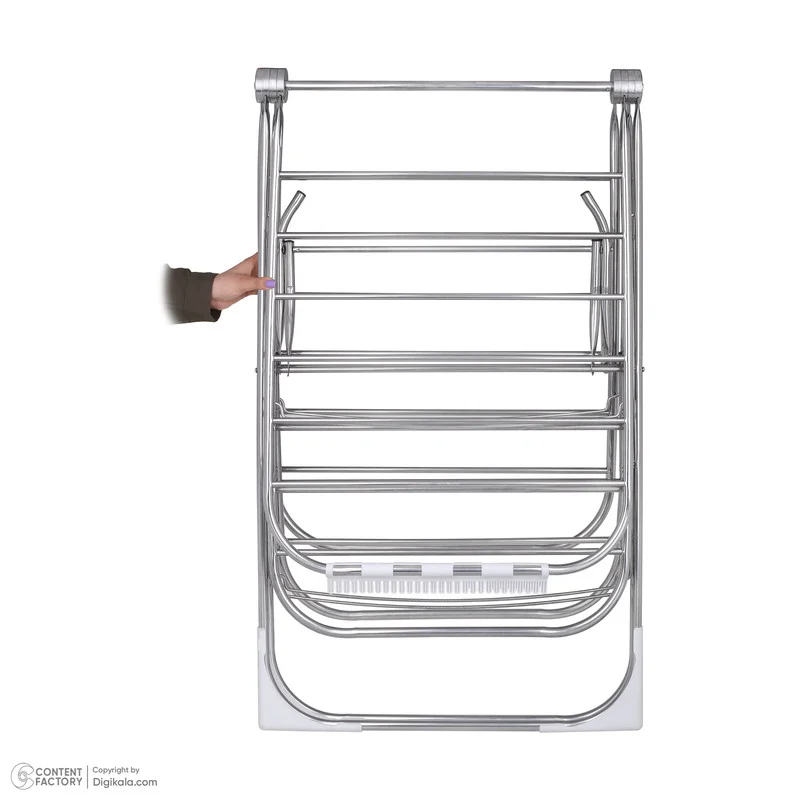 بند رخت پیشگام مدل تمام استیل 4 بال کد HN2FX-4B - Image 8