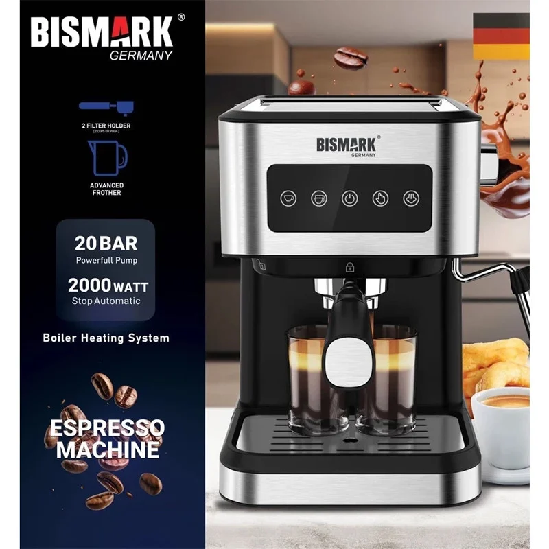 اسپرسو ساز 1000 میلیلیتر بیسمارک مدل BM102 - Image 2