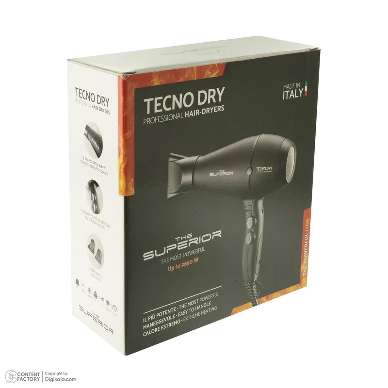 سشوار حرفه ای تکنو درای مدل The Superior - Image 6