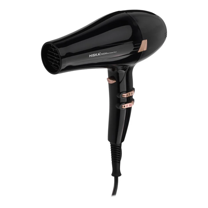 سشوار حرفهای هیسکا مدل H5253، موتور AC با توان مصرفی 2400 وات، دارای قابلیت باد سرد، فناوری تولید یون، حلقه آویختن، با حالت فرکننده، صافکننده و حجمدهنده، وزن 1100 گرم، تنظیم حرارت 3 حالته و کنترل سرعت 2 حالته، به همراه 2 عدد سری متمرکزکننده - Image 10