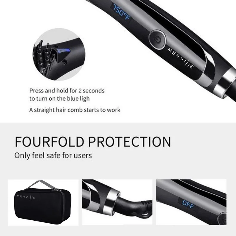 برس حرارتی مرویل مدل Keratin Therapy - Image 6