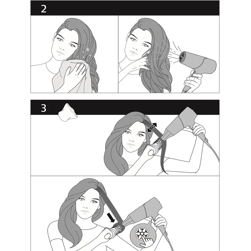 سشوار حرفه ای فیلیپس مدل BHD500 - Image 9