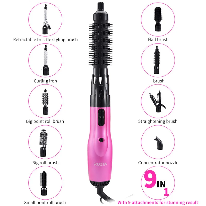 سشوار برس دار حالت دهنده روزیا مدل HC8111 - Image 6