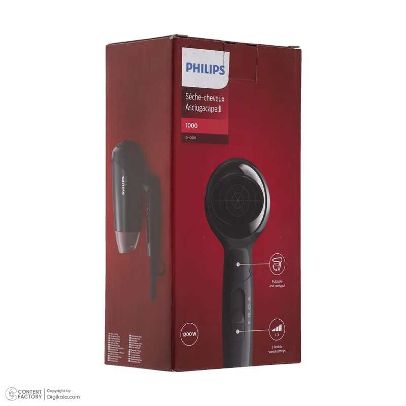 سشوار مسافرتی فیلیپس مدل BHC010 - Image 12