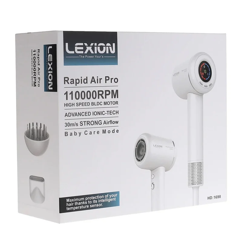 سشوار حرفه ای لکسیون مدل Rapid Air Pro HD:1698 - Image 6