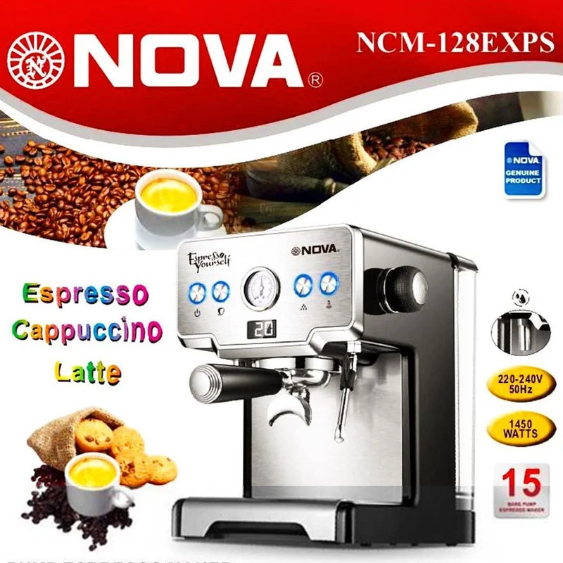 اسپرسوساز نوا مدل NOVA NCM-128EXPS - Image 24