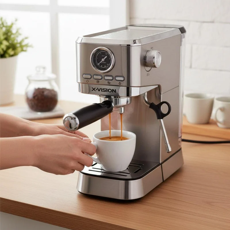 اسپرسو ساز 1000 میلیلیتر ایکس ویژن مدل EM-1315 - Image 3