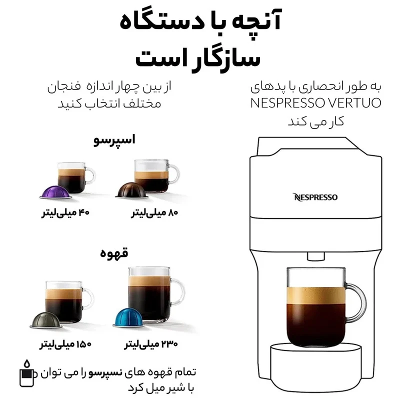 اسپرسو ساز کروپس مدل Vertuo Pop - Image 21