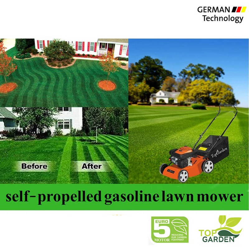 چمنزن بنزینی 2000 وات تاپ گاردن مدل فوق حرفه ای گیربکسی GLM 460-P professional - Image 3