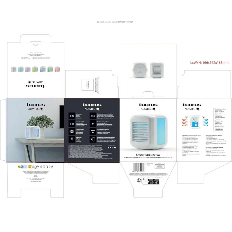 کولر آبی سلولزی 900 تاروس مدل CO20013 - Image 12