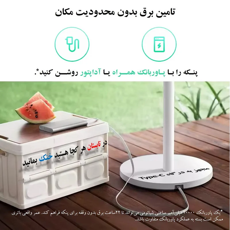 پنکه شیائومی مدل 1X Upgraded - Image 5