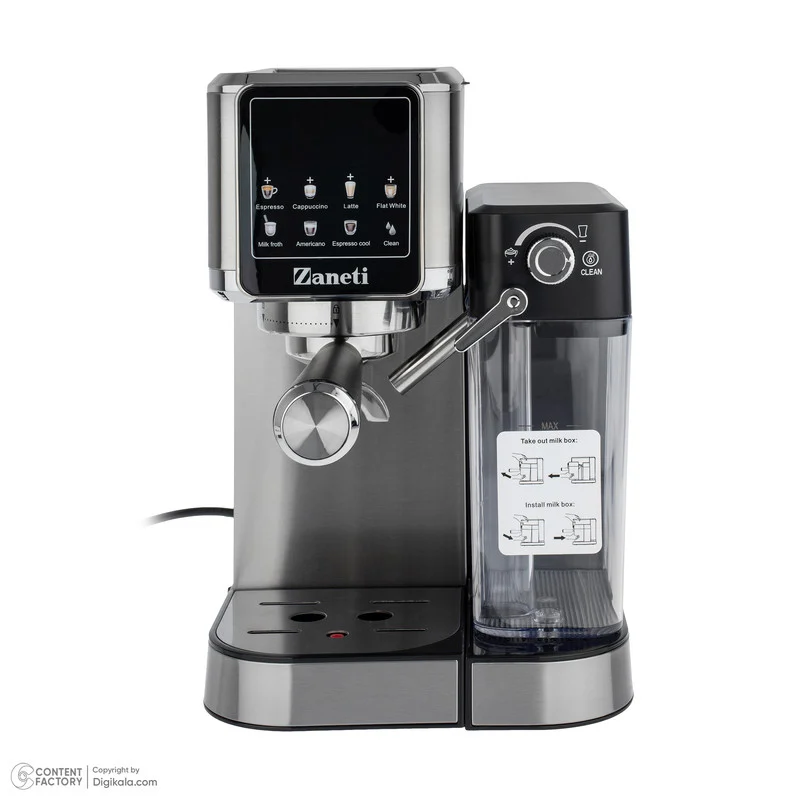 اسپرسو ساز 1000 میلیلیتر زانتی مدل ZZCF-20UT12EMSA - Image 3