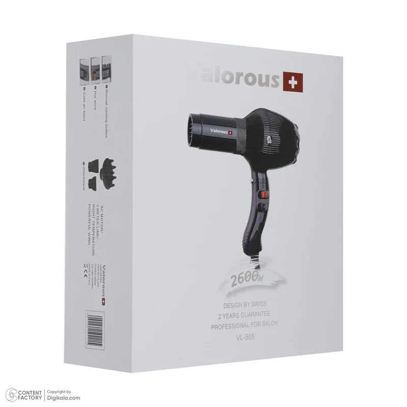 سشوار حرفه ای والوروس مدل VL-505 - Image 8