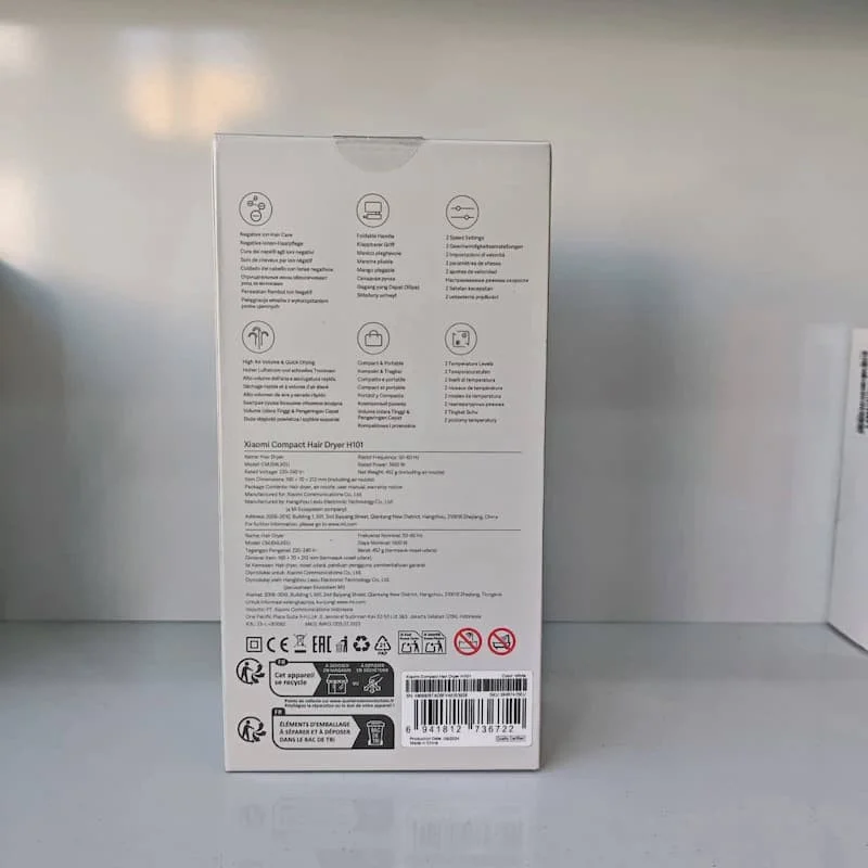 سشوار مسافرتی شیائومی مدل H101 New - Image 2