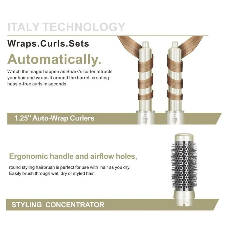 سشوار برس دار حالت دهنده انزو پروفیشینال مدل EN-755 - Image 4