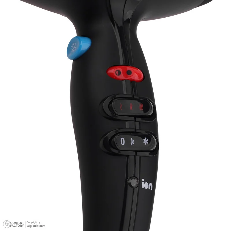 سشوار حرفهای هیسکا مدل H5261، موتور AC با توان مصرفی 2500 وات، دارای قابلیت باد سرد، فناوری تولید یون، دارای حلقه آویختن، با حالت صافکننده و حجمدهنده، وزن 1350 گرم، تنظیم حرارت 4 حالته و کنترل سرعت 2 حالته، به همراه دیسپانسر و 2 عدد سری متمرکزکننده - Image 15