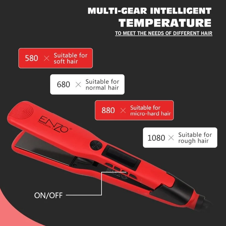 سشوار انزو پروفیشینال مدل EN_6306 به همراه اتو مو و فر کننده مو - Image 13