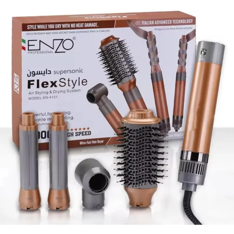 سشوار برس دار حالت دهنده انزو پروفیشینال مدل 4131 - Image 5