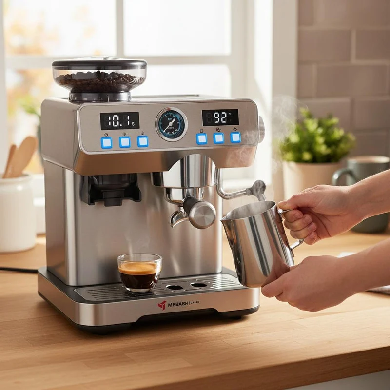 اسپرسو ساز 2000 میلیلیتر مباشی مدل ME-CCM2069SS - Image 3