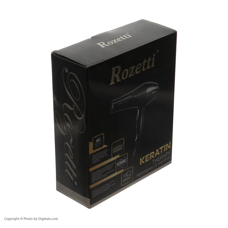 سشوار کراتینه حرفهای رزتی مدل 9924 - Image 9