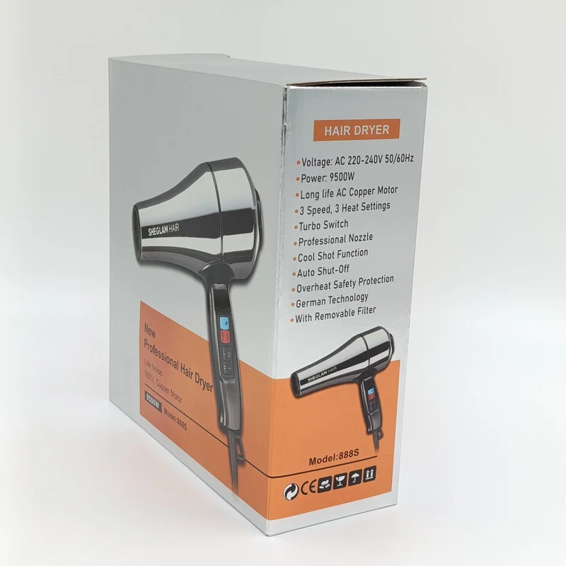 سشوار حرفه ای 9500 وات شیگلم کد 888S - Image 8