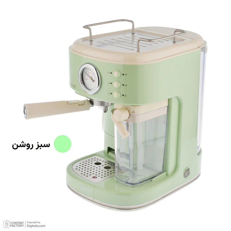 اسپرسو ساز ۱۵۰۰ میلیلیتر هپی کیچن مدل HK-D2083 - Image 19