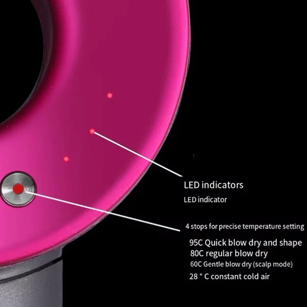 سشوار مسافرتی 1600 وات جکنگ مدل JA-B520 - Image 7