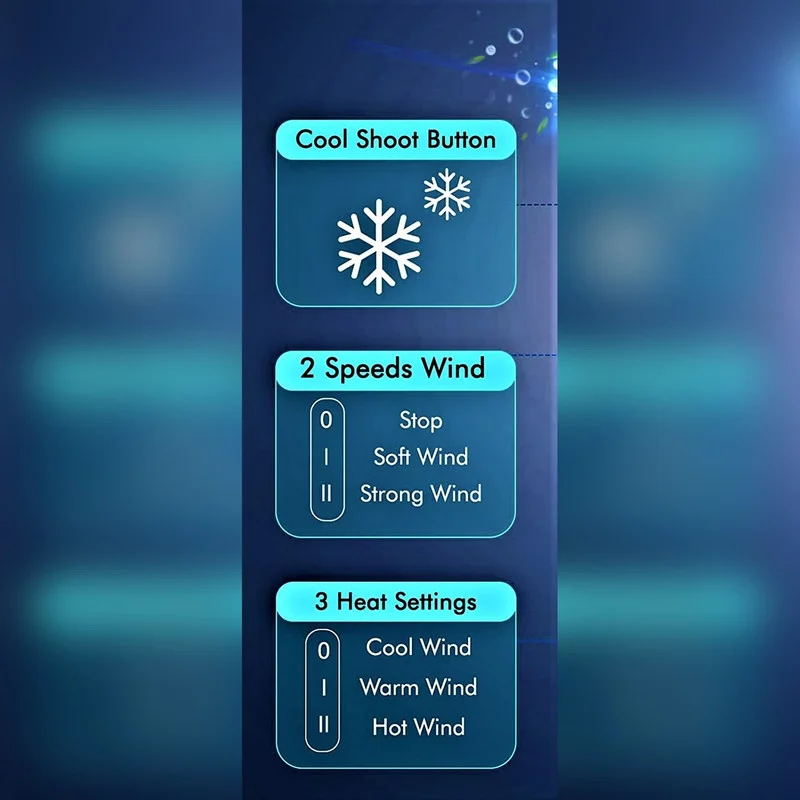 سشوار نیمه حرفه ای 2400 وات کایسر مدل POWER MAX - Image 5