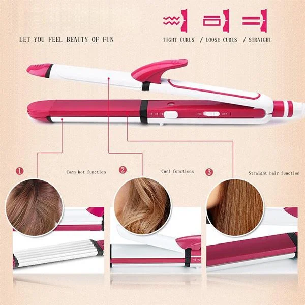 اتو و حالت دهنده مو پروجیمی مدل GM-1958 - Image 4