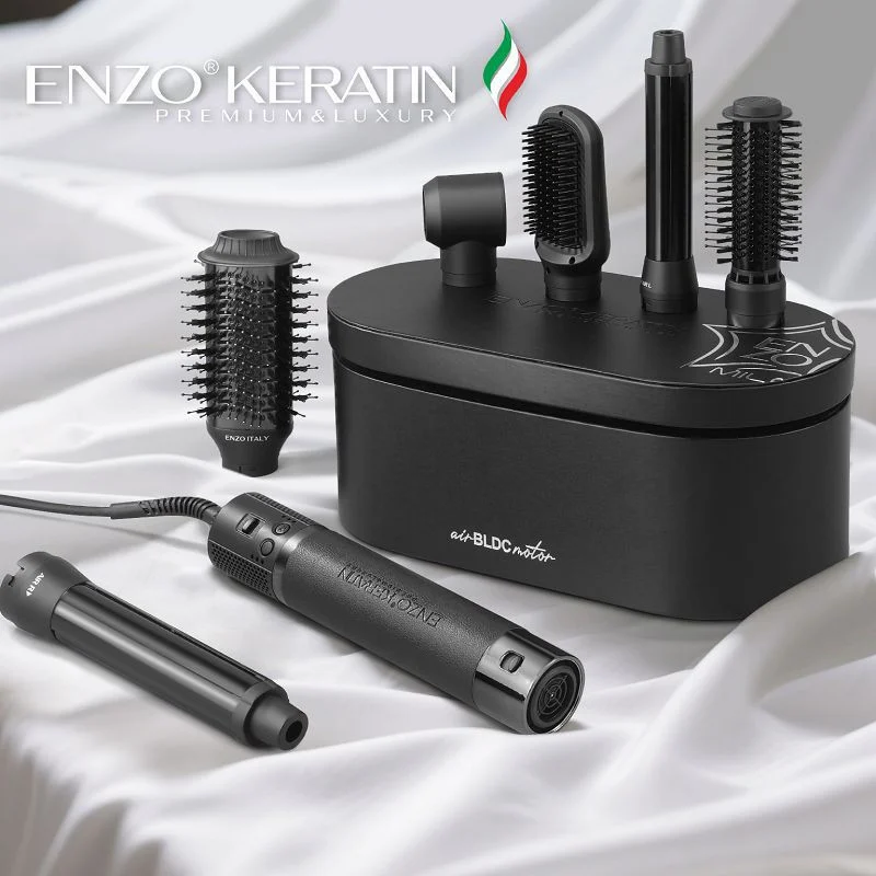 سشوار برسدار حرفه ای 1400 وات انزو پروفیشینال مدل KERATIN B1 - Image 2