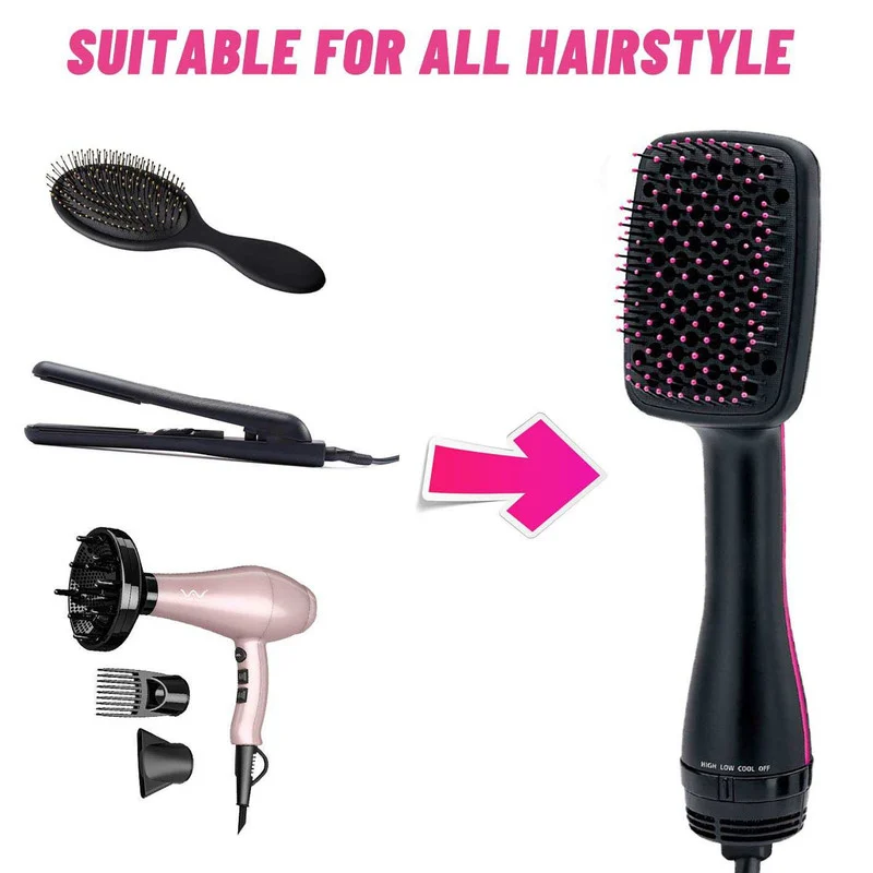 سشوار برس دار حالت دهنده روزیا مدل HR8113 - Image 10