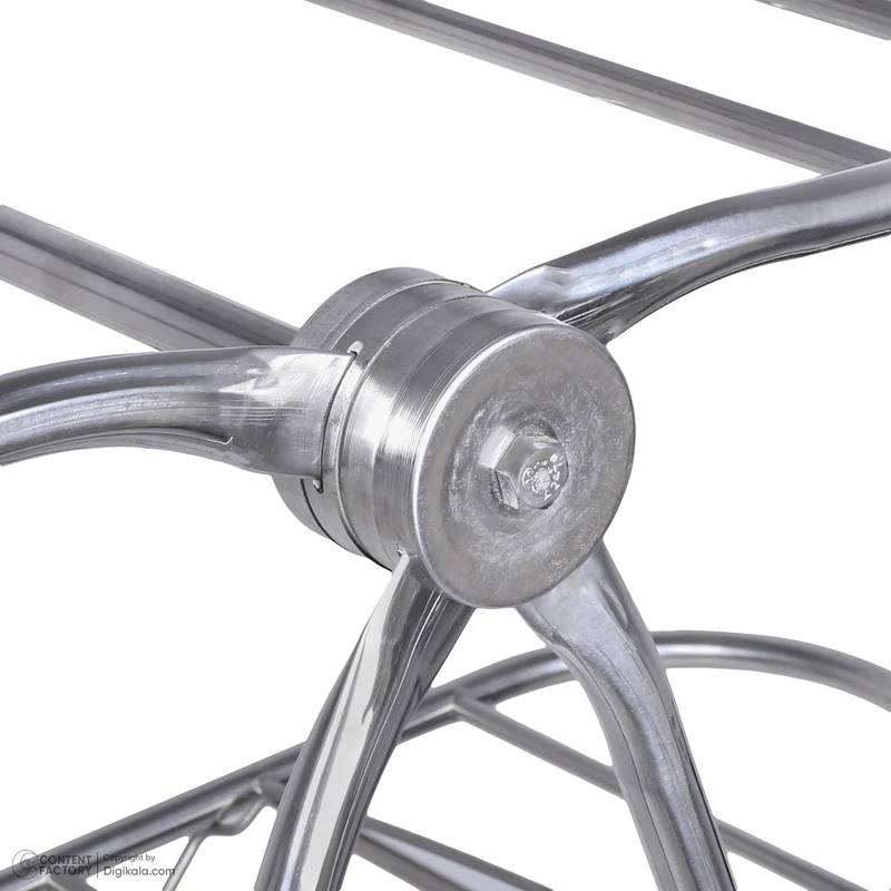 بند رخت پیشگام مدل تمام استیل 4 بال کد HN2FX-4B - Image 5