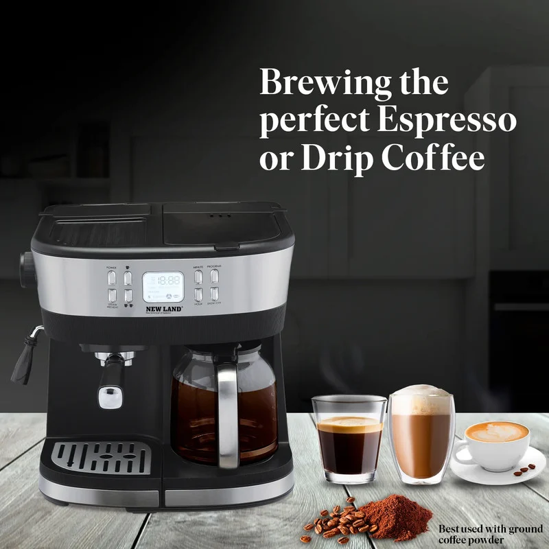 اسپرسو ساز 1000 میلیلیتر نیولند مدل NL-2740BS - Image 5