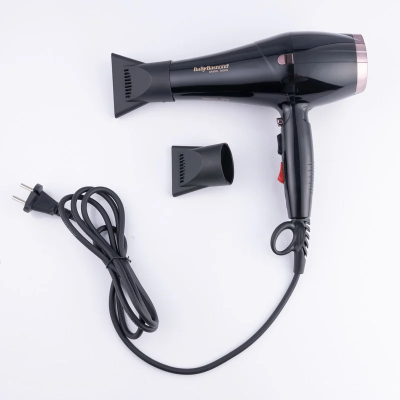 سشوار حرفهای بیبی باس نانو مدل 9000 BA، موتور AC با توان مصرفی 9000 وات، دارای قابلیت تعویض سری، باد سرد و فناوری تولید یون، با حالت صافکننده و حجمدهنده، تنظیم حرارت 3 حالته و کنترل سرعت 2 حالته، به همراه 2 سری متمرکزکننده - Image 12