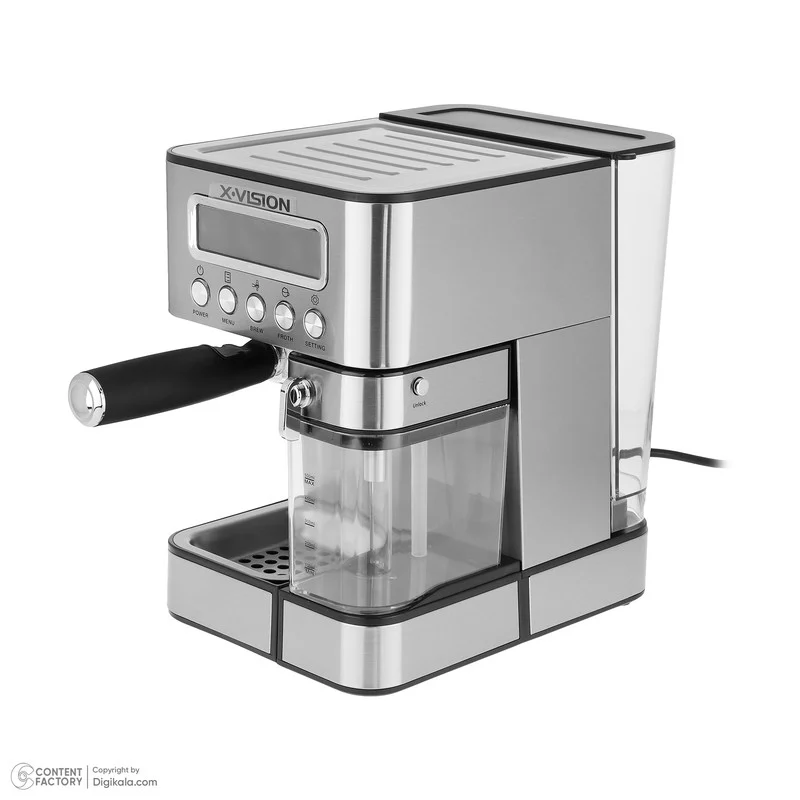 اسپرسو ساز 2000 میلیلیتر ایکس ویژن مدل EM-1302 - Image 2