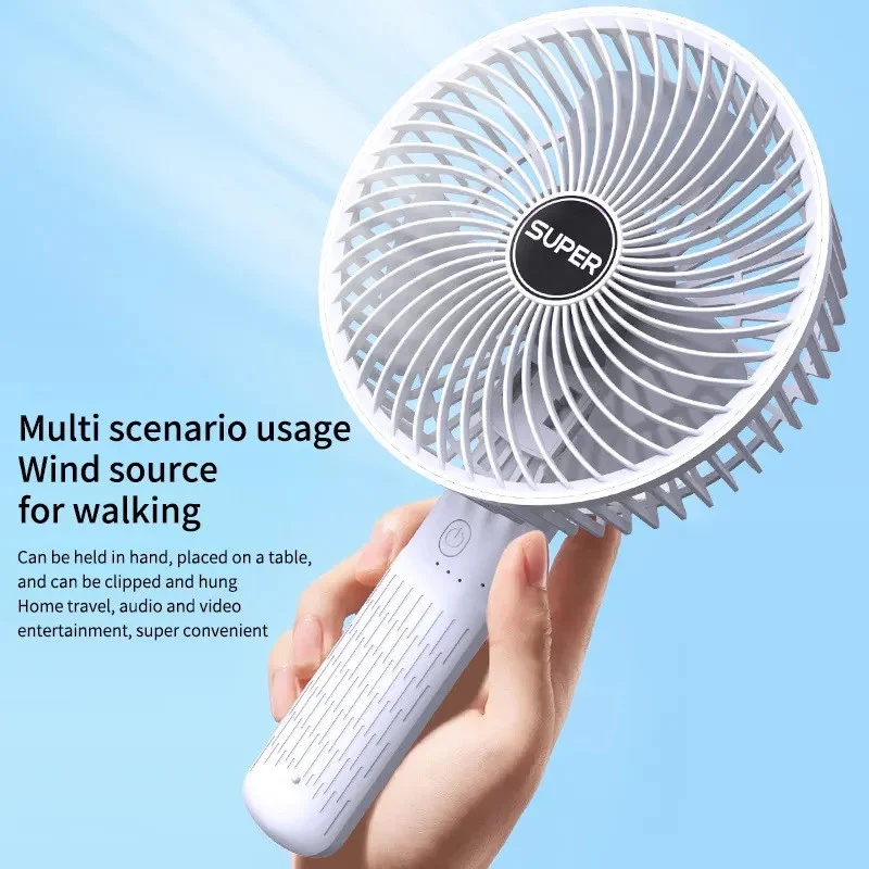 پنکه شارژی مدل Circulation Clamp Fan ظرفیت 1200 میلی آمپر ساعت - Image 3
