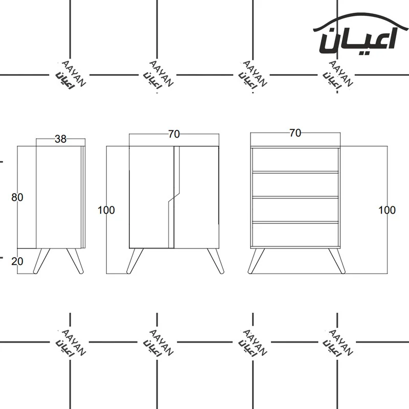 جاکفشی اعیان مدل FH427 - Image 8