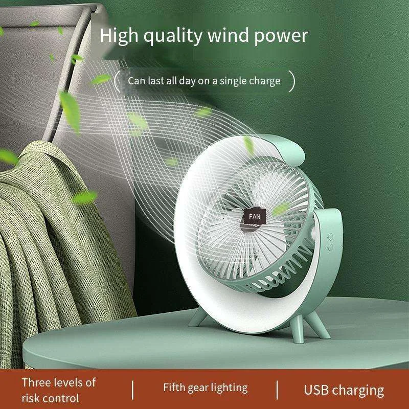 پنکه شارژی مدل Desktop Fan - Image 8