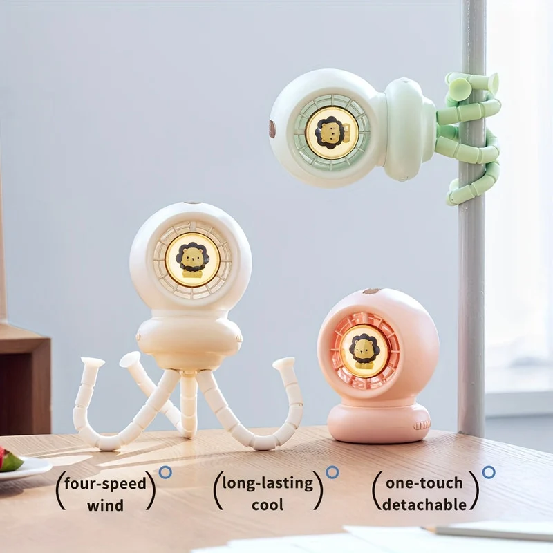 پنکه رومیزی مدل LLD-F91 ظرفیت 3600 میلی آمپر ساعت - Image 2