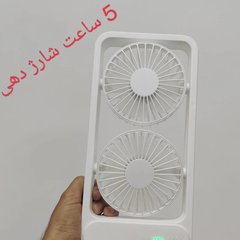 پنکه رومیزی مدل F10 ظرفیت 4000 میلی آمپر - Image 4