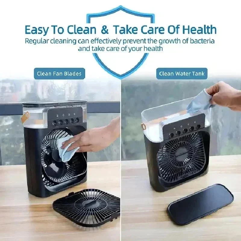 پنکه رومیزی مدل مه پاش 4in1 Air Cooling - Image 11