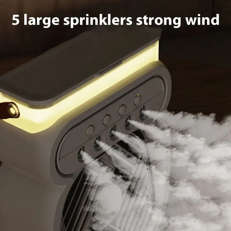 پنکه رومیزی مدل FAN HUMIDIFIER ظرفیت 2600 میلی آمپر ساعت - Image 4