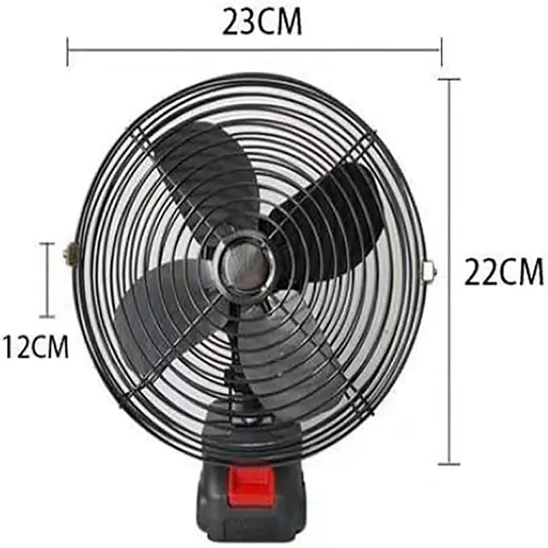 پنکه شارژی لیتیوم مدل EJ-81484-7 ظرفیت ۴۵۰۰ میلی آمپر ساعت - Image 5